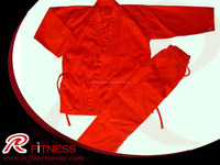 Tenue d'arts martiaux de karaté en toile de coton 100% 14oz, coutures durables, pour entraînement et compétition, Raees Co. RC-K39, logo personnalisé