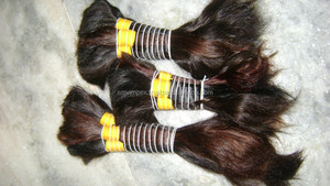 Cutícula alaigned indio pelo crudo a granel sin procesar barato indio humano a granel pelo para trenzar rizado virgen indio templo pelo crudo - Product Image 3