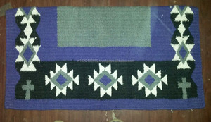 ผ้ารองอานม้าแบบตะวันตก รุ่น 027 ผลิตจากขนสัตว์นิวซีแลนด์ ราคาโรงงาน ผลิตภัณฑ์สำหรับขี่ม้า - Product Image 4