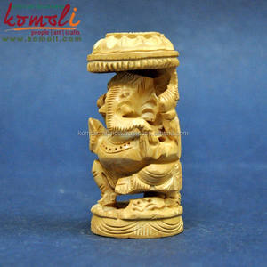 Statue de Ganesh en bois sculpté - Product Image 2