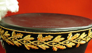 Nouveaux chapeaux Shako d'hiver décontractés unisexes personnalisés en laine 100% faits à la main et brodés à la mode en vente - Product Image 5