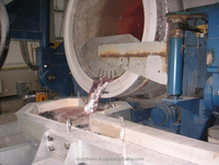 Four rotatif à fusion de cuivre d'une capacité de 1 tonne, alimenté au fioul, avec technologie de pointe, disponible à un prix raisonnable