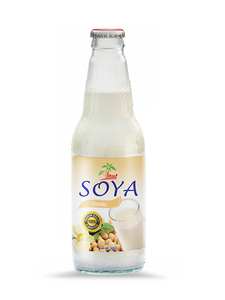 Bevanda di latte di Soma d'imballaggio della bottiglia della bevanda diretta del succo della bottiglia della bevanda analcolica 300ml con purezza di Brix 10% di sapore della vaniglia
