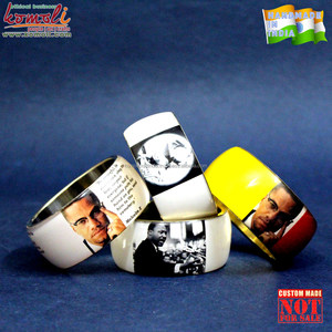 Coloridas pulseras impresas personalizadas al por mayor joyería - Product Image 2