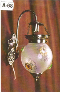 Lámpara de pared de cristal India hecha a mano elegante India - Product Image 4