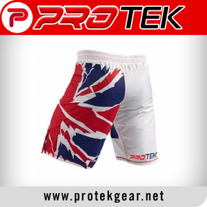 Concevez vos propres shorts de combat MMA pour hommes en spandex/polyester entièrement sublimés de qualité professionnelle - Product Image 1