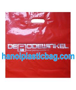 LDPE Die Cut Patch Handle Plastic Bag with high quality - Product Image 3