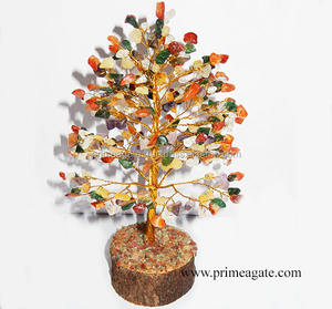 ล่าสุด300 Bds หินหลายพลอยต้นไม้ | พลอยต้นไม้หินงานฝีมือจากอินเดีย - Product Image 1