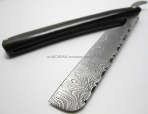 Nouveaux rasoirs à lames droites en acier Damas de haute qualité, fabriqués sur mesure, avec logo gravé au laser gratuit - Product Image 2