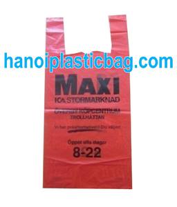 HDPE EMBOSSED PRINTED T-SHIRT PLASTIC BAG COMPETITIVE PRICE IN VIETNAM - Product Image 2