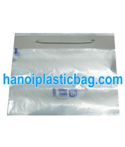 Sac en plastique recyclable en HDPE avec logo imprimé en gravure personnalisée, thermoscellable, pour les courses/emballage de poulet - Product Image 2