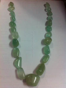 La Esmeralda suelta cae la piedra con cuentas verdes para usar en collares y pulseras - Product Image 4