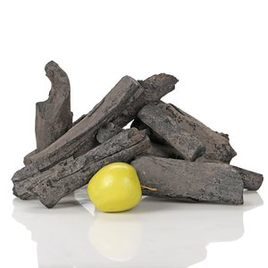 Charbon de bois de qualité restaurant, pomme, cerise, chêne, bouleau, hêtre, érable, blanc, pour grillades et barbecue, sac de 10 kg - Product Image 2