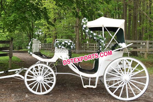 Chariot cendrillon accessoire pour cheval, chariot de princesse à quatre roues, recouvert de noir, 2020 - Product Image 6