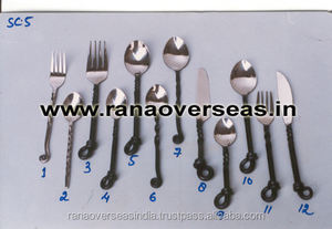 12 Pieces Stainless Steel Cutlery Sets With Resin Handles for Office <b>Lunch</b> , Party & Travel - Product Image 2