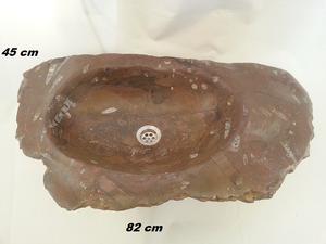 อ่างล้างหน้าลายแอมโมไนต์, อ่างล้างมือ, อ่างล้างหน้าลายฟอสซิล - Product Image 5