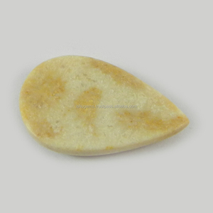 ปะการังธรรมชาติ27.5X17.5Mm Pear Cabochon 3.65 Gms อัญมณีหลวมสำหรับทำเครื่องประดับ - Product Image 3