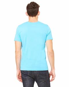 เสื้อยืดแขนสั้น Bella+Canvas รุ่น Unisex - ผ้าฝ้าย 100% หวีและปั่นด้วยเครื่องจักร ตะเข็บด้านข้าง พร้อมโลโก้ของคุณ - Product Image 2