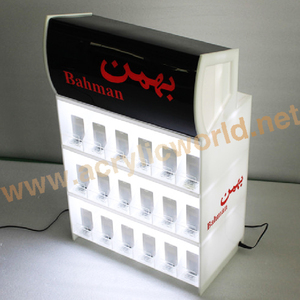 Présentoir à cigarettes personnalisé présentoir à cigarettes/présentoir à cigarettes en acrylique à led - Product Image 6