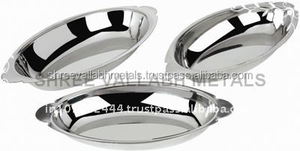 Stainless Steel Deep Oval <b>Curry</b> Dish - Product Image 6