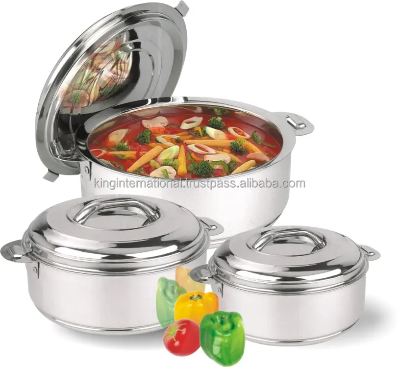 stainless steel insulated casseroles hot pot