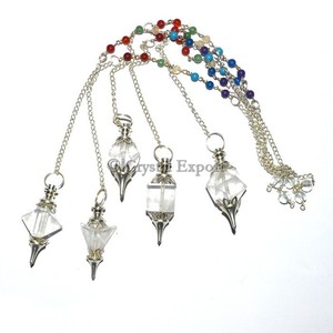 Géométrie sacrée Chakra Pendule Ensemble - Product Image 1