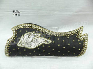 Pochettes et sacs de mariée indiens, portefeuille de travail, porte-monnaie à perles dorées, pochette à main - Product Image 2