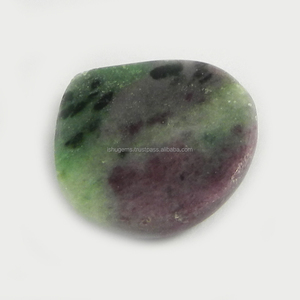 Zoisita Rubí Natural, Cabujón de Corazón de 22 mm, Piedra Preciosa - Product Image 2