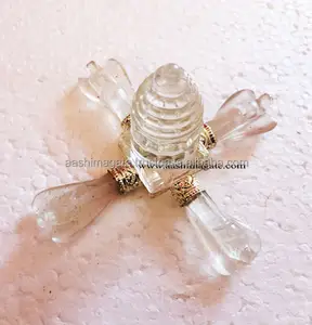 Shree Yantra With Crystal Quartz Angels Energy Generator Wholesale Crystal Crafts Natural Stones Reiki Rocks Energy Generator