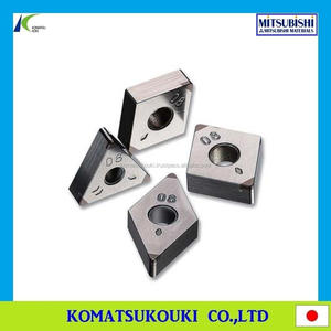 เม็ดมีดคาร์ไบด์เกรด CBN สำหรับ MB4020เกรด CBN ของพรีเมี่ยมสำหรับการทำโลหะผสมและเหล็กหล่อชิ้นงานโลหะของญี่ปุ่น - Product Image 2