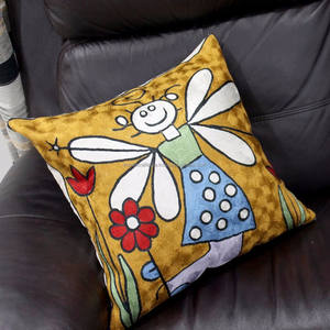 Elf design custom embroidery cushion cover luxury <b>throw</b> <b>pillow</b> cover - Product Image 2
