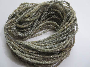 เพชรสีน้ำตาลธรรมชาติ Uncut ชิปสอบเทียบสำหรับการทำเครื่องประดับสร้อยคอคริสตัลหินบำบัดลูกปัด - Product Image 2