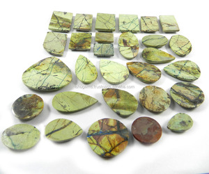 Cabochon Web de pierre précieuse naturelle, 13/29 pièces, 100 gms, forme libre, ag0486 - Product Image 2