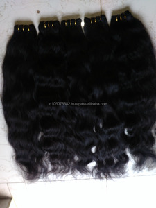 Extensions de cheveux vierges indiennes non traitées pour la tissage de cheveux, prix d'usine - Product Image 2