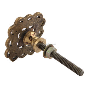 ขายส่งเหล็กลิ้นชักลูกบิดสีทองแต่งตัวตู้เสื้อผ้าดึงดอกไม้วาดตู้ตู้3.30เซนติเมตร MK-127การออกแบบใหม่ - Product Image 4