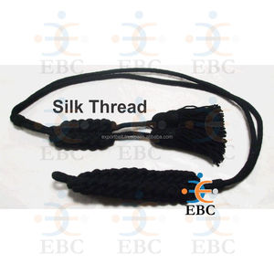 ชุดเดรสเจ้าหน้าที่เชือกถักสีเขียวสีแดงสีเขียวพู่สีขาวสีทองไมลาร์ - Product Image 4