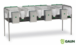 Jaula de conejo con 4 compartimentos Modelo de Baracaldo - Product Image 2