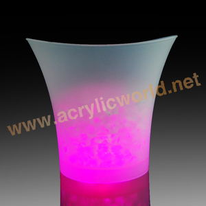 Cubitera de hielo led acrílica, Mostrador de exhibición de vino - Product Image 3