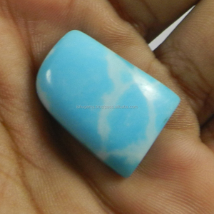 18x25mm Best Quality Synthetic Larimar Gemstone 3.85 gms Fancy Shape Cabochon, loose gemstone IG0343 - Product Image 2