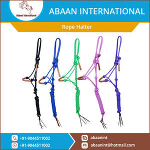 Licol durable en corde attachée à la main pour chevaux, léger, réglable et souple, pour le travail au sol et la randonnée - Product Image 2