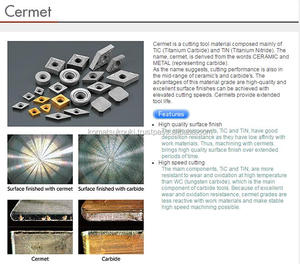 NTK Japan-Made T15 TNGG221TLB Cermet Chipbreaker Herramientas de corte Inserto para herramienta de torneado - Product Image 2