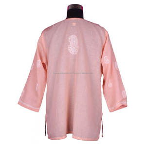 Kurti งานไก่สำหรับผู้หญิงและเด็กออกแบบลายปักรูปไก่ด้วยมือดีไซน์เนอร์ชาวอินเดีย - Product Image 2