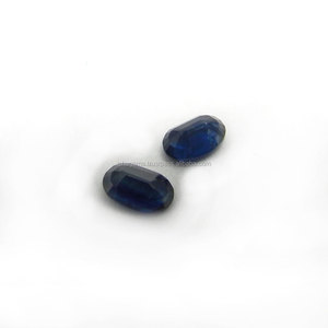 Nano — saphir bleu naturel de haute qualité, pierres précieuses ovales, 4x6mm, 0.60 carats, IG3673 - Product Image 3