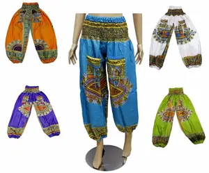 Quần Harem Phong Cách Hippie Boho Châu Phi Mới Quần Harem Alibaba Jumpsuit Nữ Mặc Quần Yoga Mùa Hè