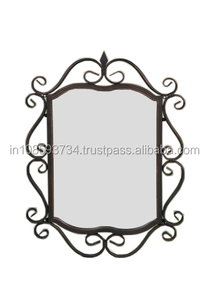 Miroir en aluminium pour décoration murale d'intérieur Miroir en métal de forme carrée - Product Image 5