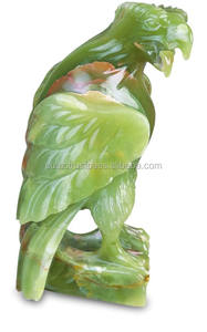 Statues de fantaisie d'aigle en marbre Sculpture d'aigle en onyx, fabricant d'artisanat en marbre décoratif pour la maison exportateur pakistanais - Product Image 5