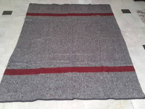 Heavy Duty 100% Wool Fleece <b>Blanket</b> for Home Use Flame Retardant <b>Waterproof</b> Portable Rectangular Joyous Solid Character Woven - Product Image 4