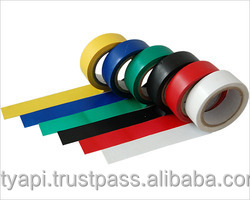 Cinta de aislamiento de PVC, Rollo impermeable precio de fábrica para el uso de la Unión de cables - Product Image 3