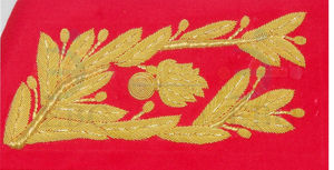 Vêtement de cérémonie fait main OEM, uniforme, broderie de fil d'or, col, poignets, dos, veste en bullion, taille personnalisée, marque Ebc, vente en gros - Product Image 4