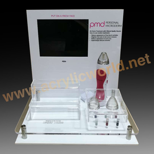 ที่ตั้งโชว์ขวดน้ำหอมอะคริลิคพร้อมจอ LCD ยืนแสดงเครื่องสำอางทำจากอะคริลิค - Product Image 1